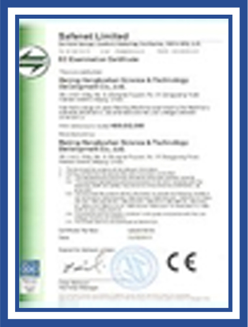 Certificat de machine de découpe laser