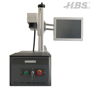 Machine de marquage laser à fibre de marquage des métaux de bureau HBS -GQ-20J