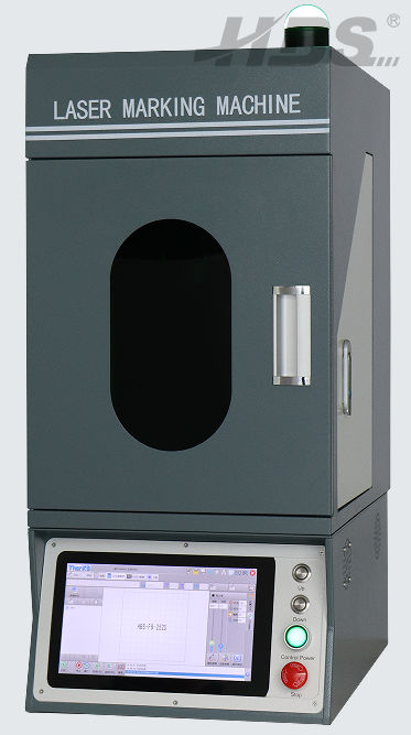 Équipement de gravure laser à fibre économique de bureau fermé HBS -armoire GQ-20